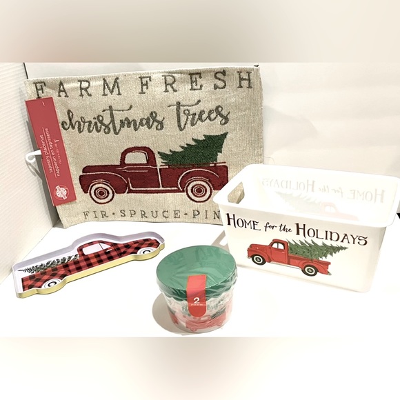 HUGE 🛻Farmhouse Style Holiday Decor Bundle NWT🎄 - Picture 2 of 15